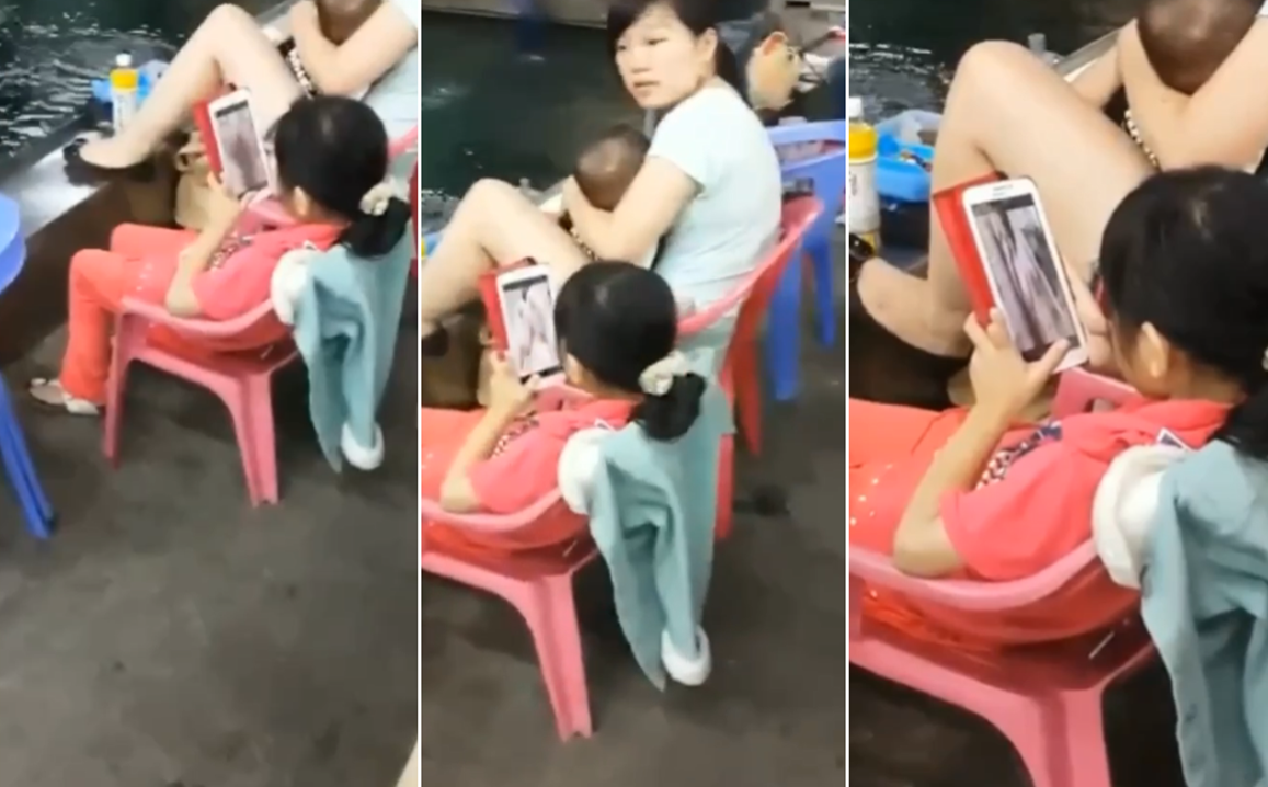 小孩不学好啊！